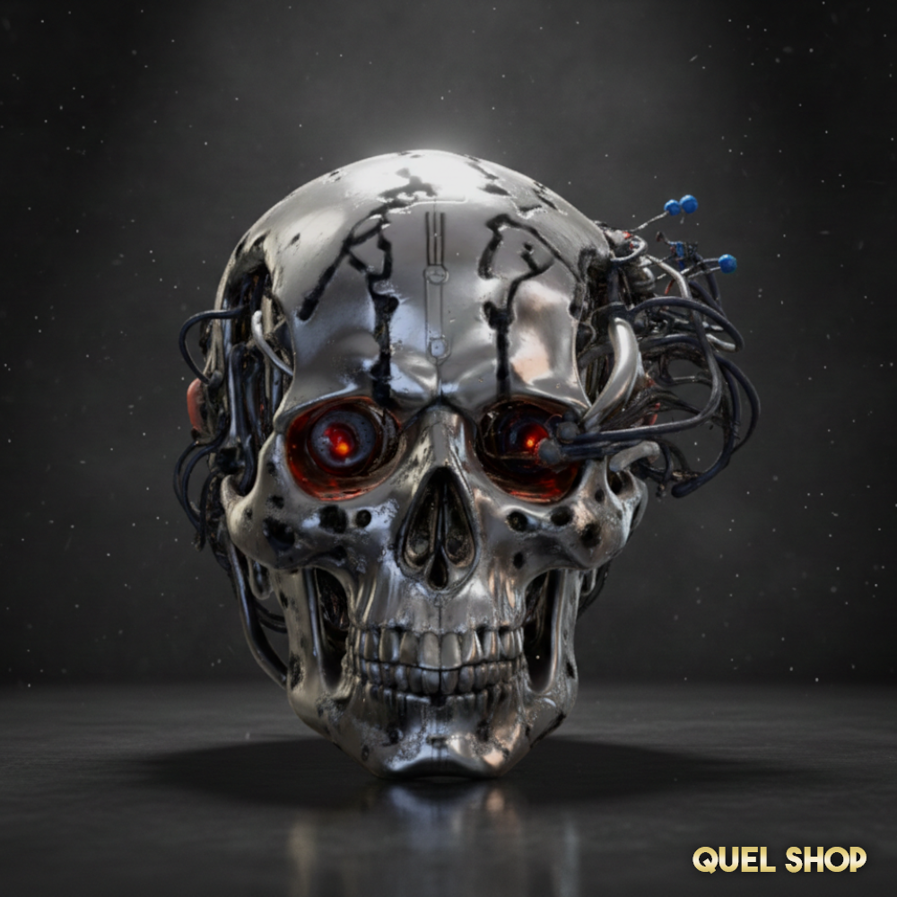 Cyberpunk Skull STL