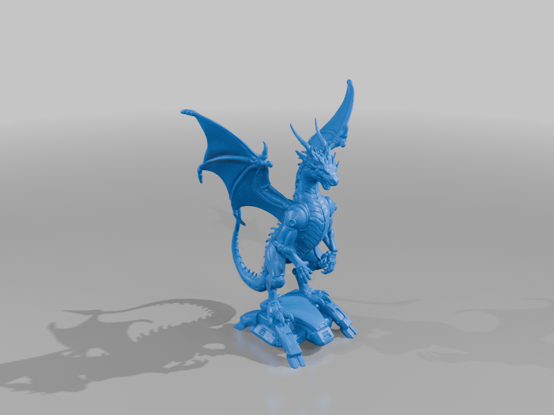 Cyber Dragon 3D Model