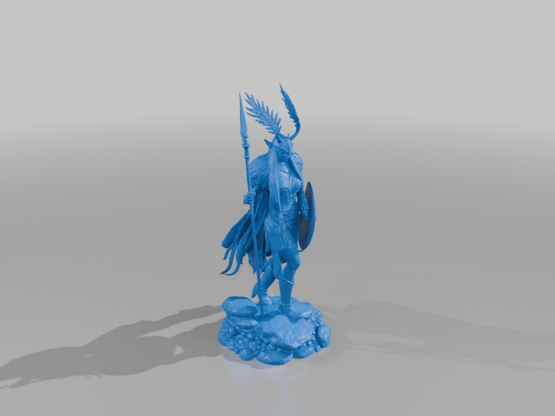 Female Valkyrie Warrior Statue