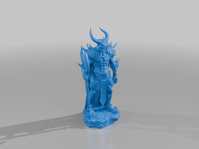 Dark Demon Lord Statue STL