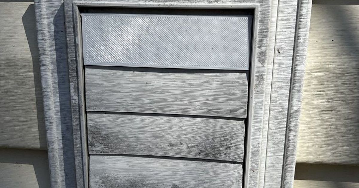 Dryer Vent Flap by Justin Download free STL model