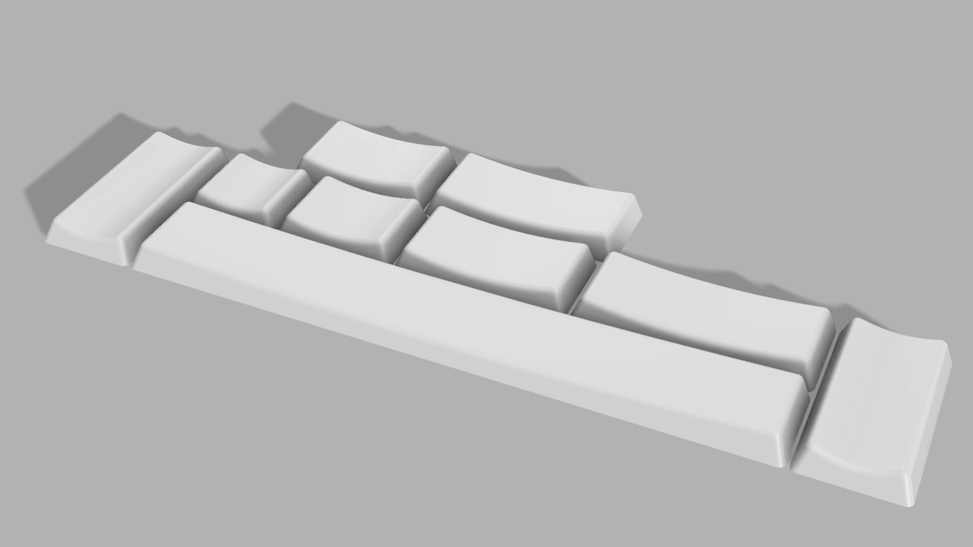 Miniatura 2 do modelo 3D Kailh Choc keycaps
