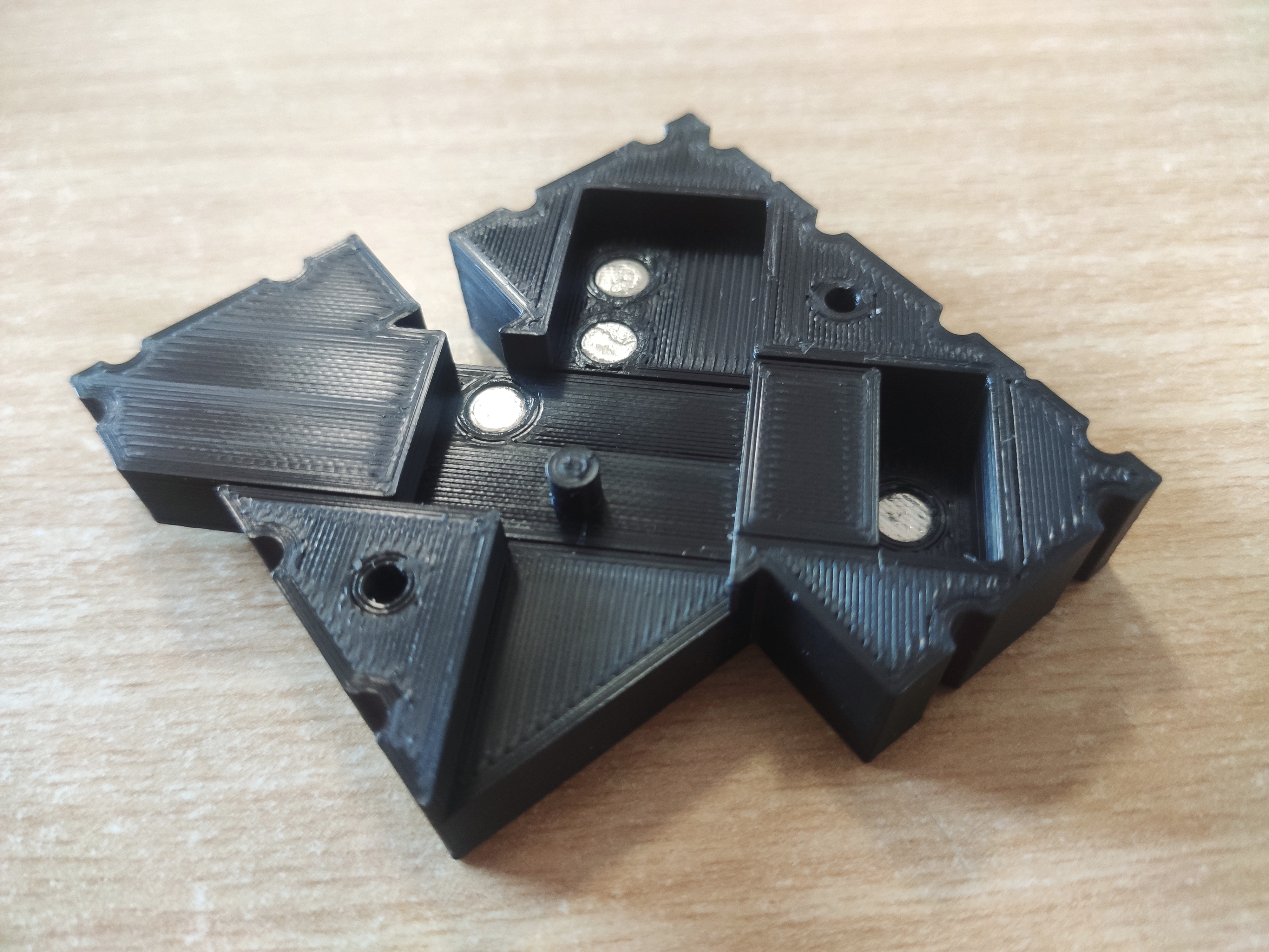 Brick Block Puzzle Box (5x2mm Magnets)