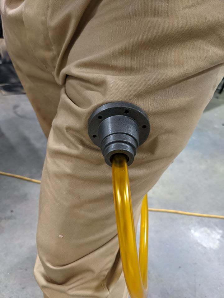 Ghostbusters Leg Hose Connector for use with Harbor Freight by eDorfProductions
