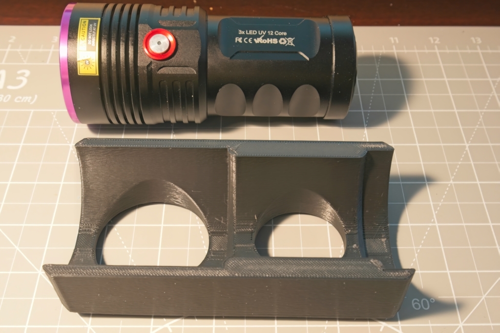 Flash light holder for a ALONEFIRE H42UV  UV Flashlight
