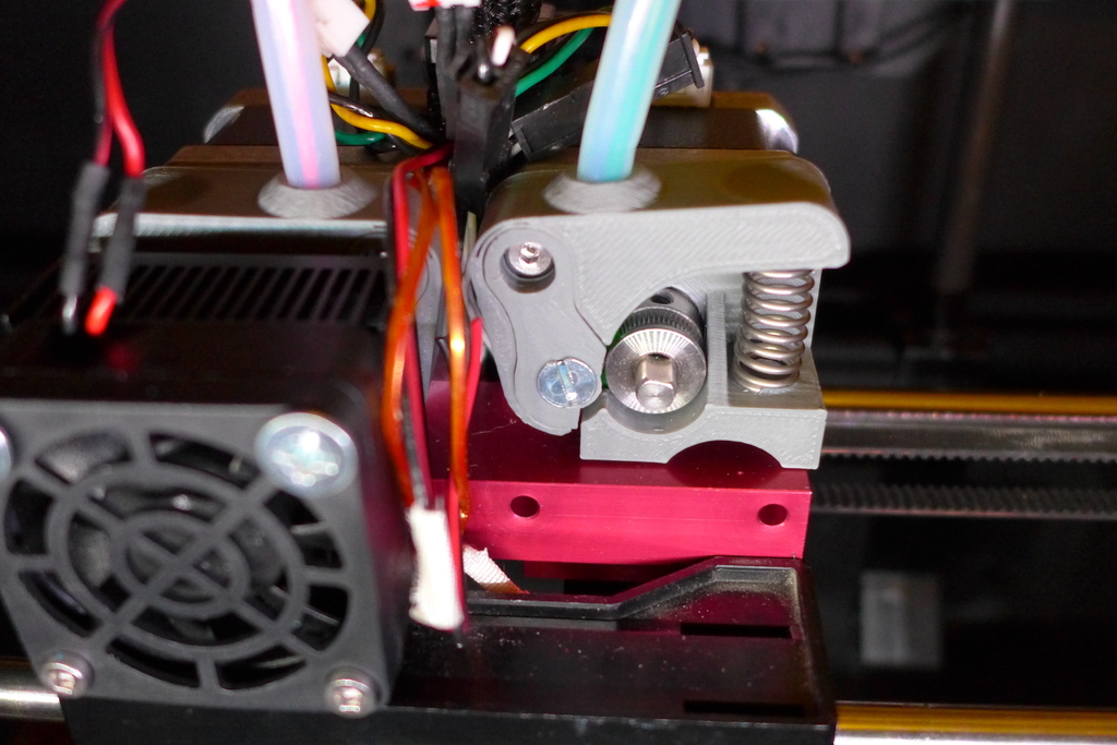 MakerBot 2X Extruder for Raffle Alu-Dual Cooling Block