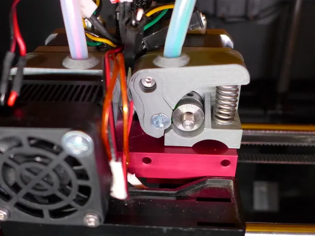 MakerBot 2X Extruder for Raffle Alu-Dual Cooling Block