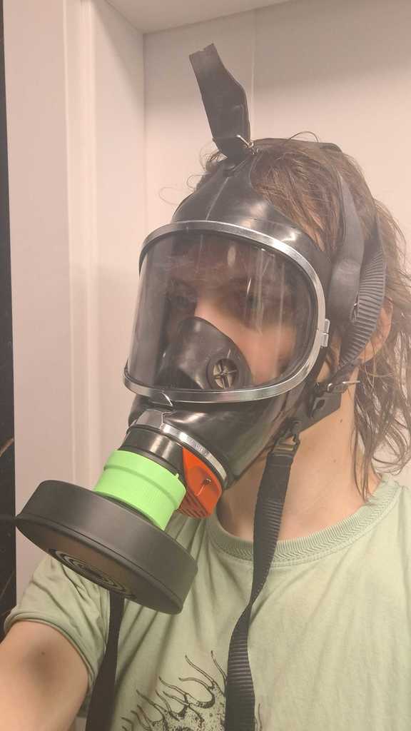 Gas mask MT-791 "Basia" adapter to RD40x1/7