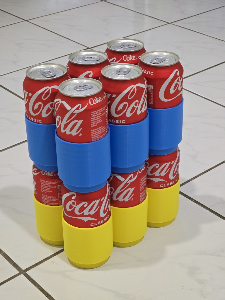 Customisable Parametric Soda Can Stacker