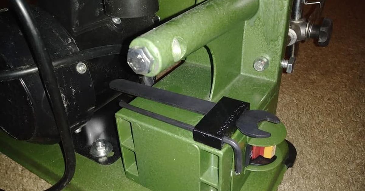 Harbor Freight 97181 belt sander tool holder by eDorfProductions