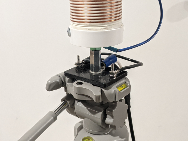 Tripod Antenna Mount and Guy Line / Ground Radial Adapter