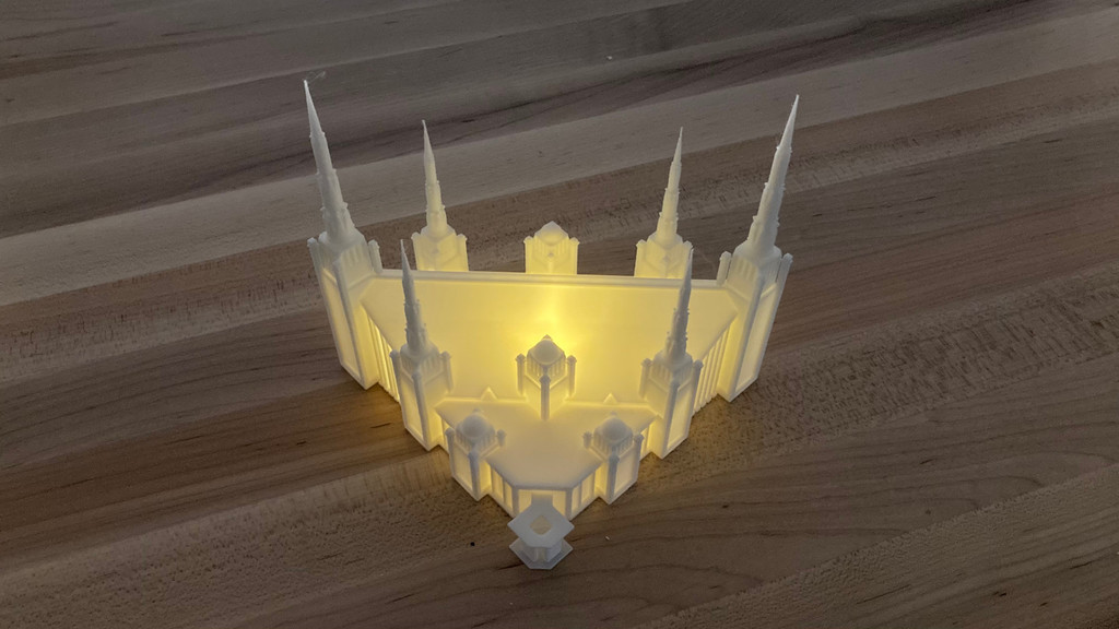 Portland Temple Tea Light