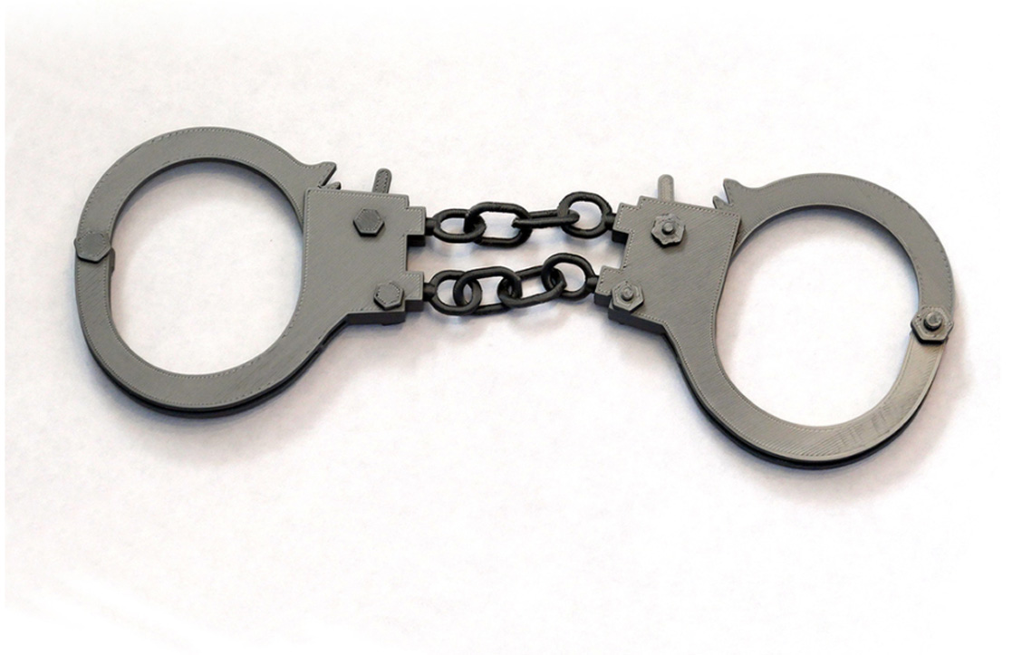 Keyless Toy Handcuffs – Fully Printable