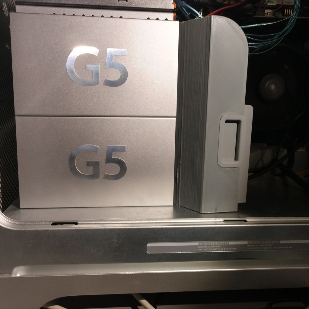 Mac G5 Processor cover to PC Side Plate Mount - Bracket