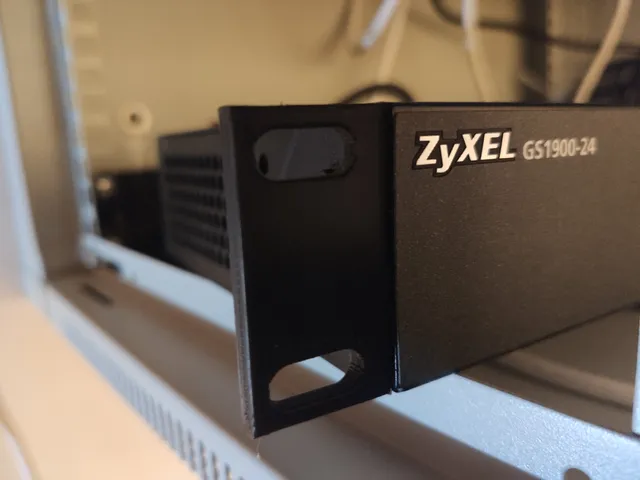 1U Bracket - fits ZyXEL GS1900-24 switch