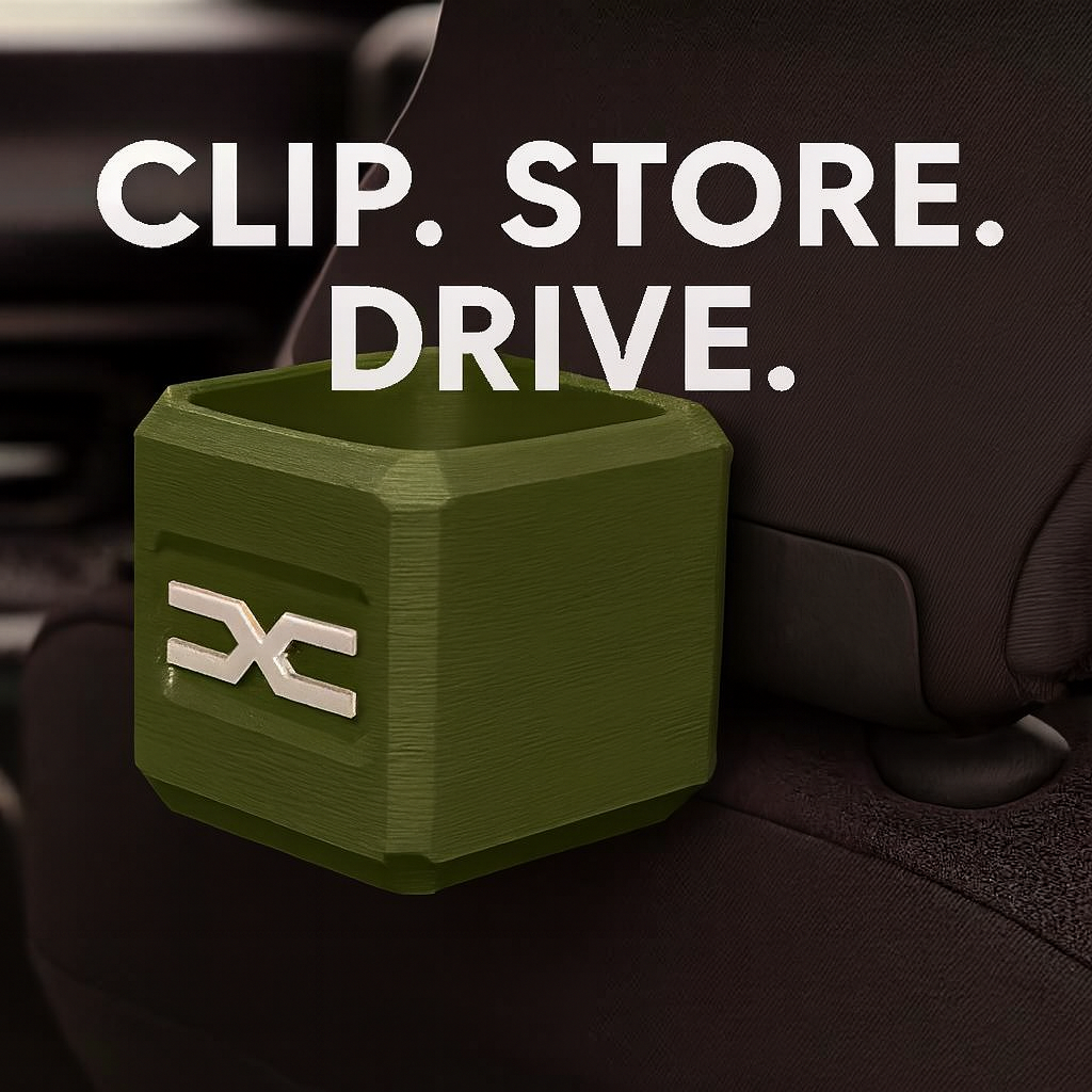 YouClip Dacia Cup Holder: 3D Printed Car Accessory