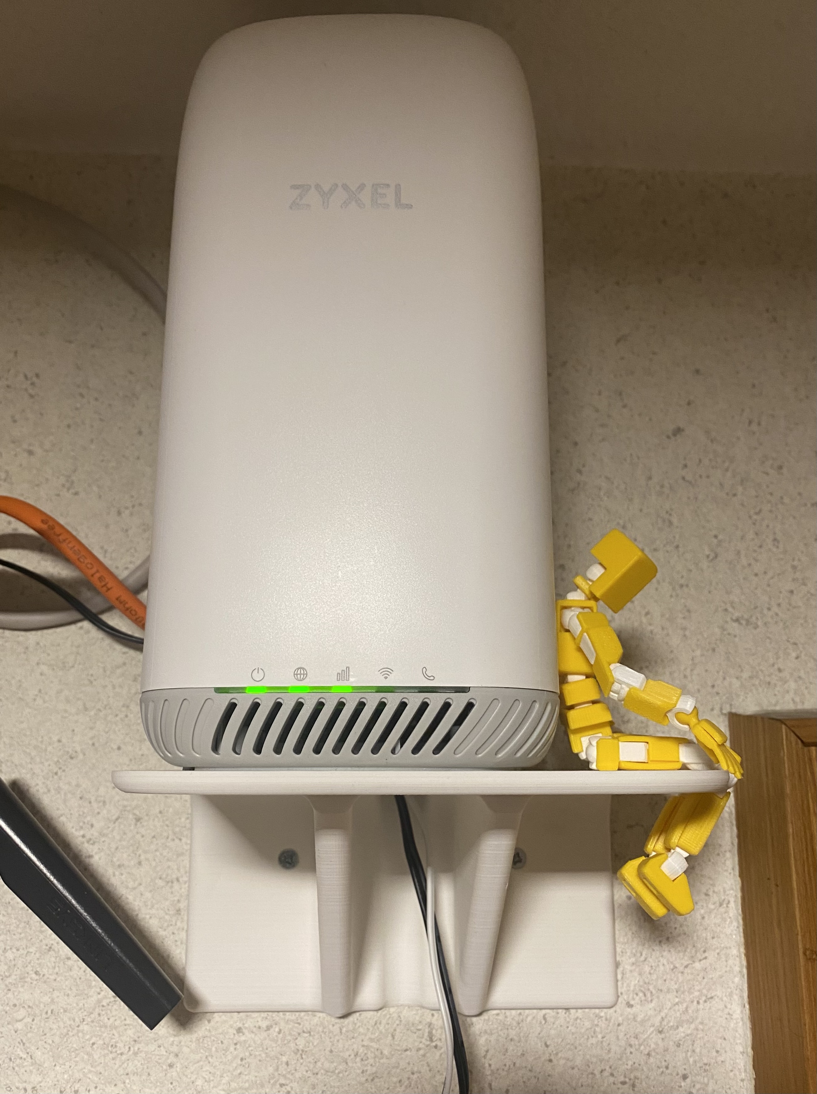 Shelf for mobile router, homepod, alexa, etc. by mj Download free STL