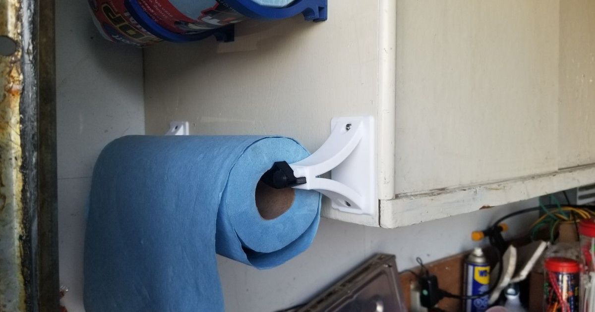 Quick Reload Holder for Toilet Paper/Paper Towel (Remixed Screw