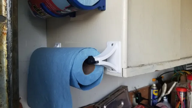 Quick Reload Holder for Toilet Paper/Paper Towel (Remixed - Screw Attachment)