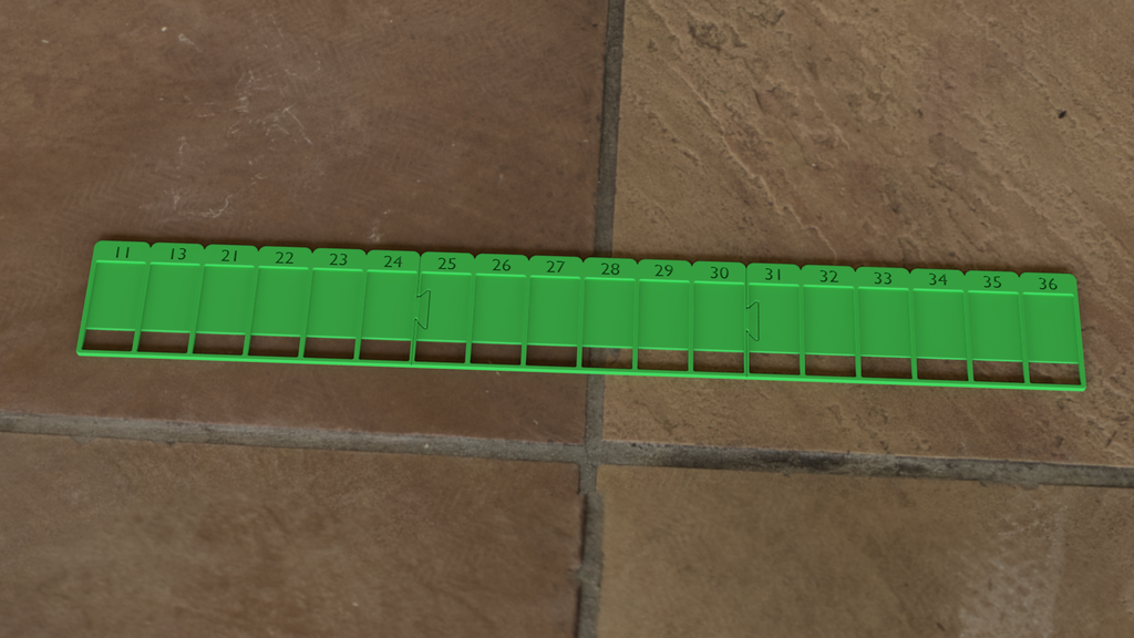 Heckmeck/Pickomino Tile Track