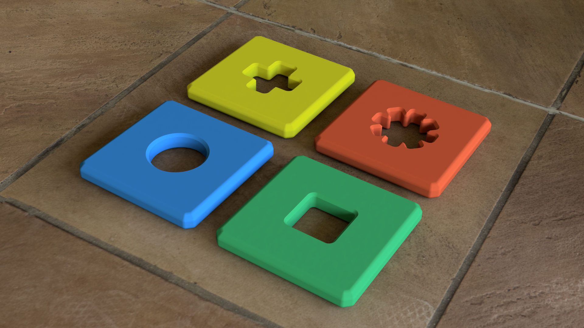 OK Play (Cinco Linko) tiles for the Color Blind