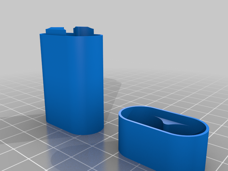 Miniatura 3 do modelo 3D  Customizable Battery Case: Common Sizes