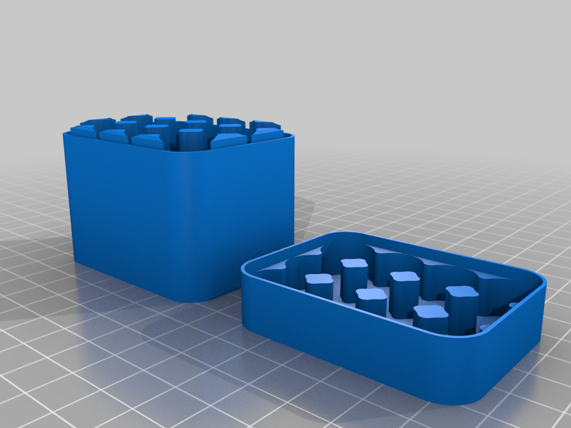 Miniatura 11 do modelo 3D  Customizable Battery Case: Common Sizes