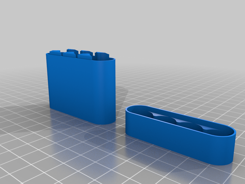 Miniatura 16 do modelo 3D  Customizable Battery Case: Common Sizes