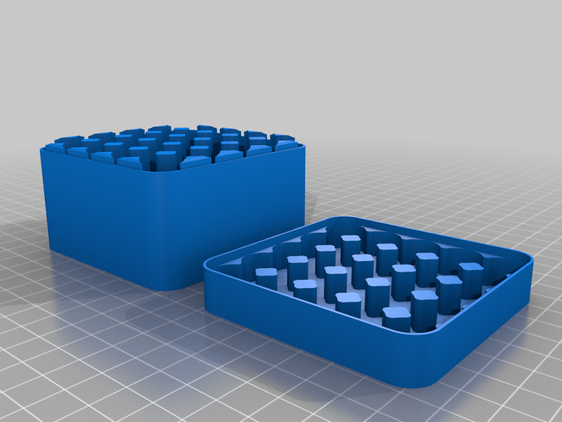 Miniatura 18 do modelo 3D  Customizable Battery Case: Common Sizes