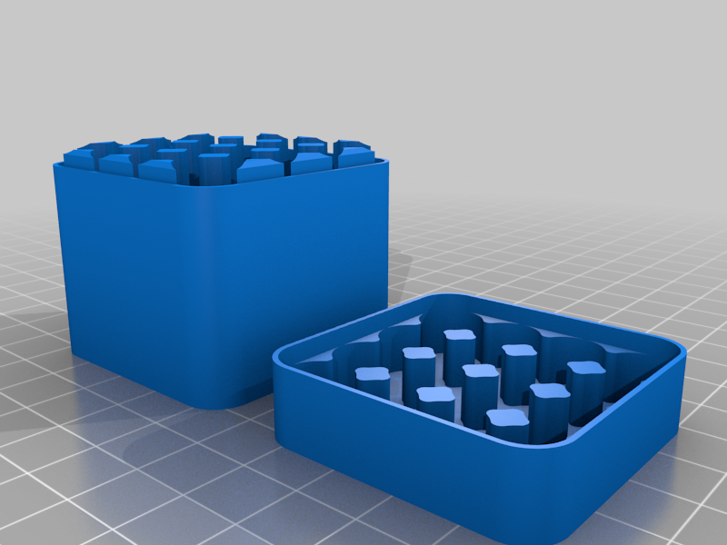 Miniatura 20 do modelo 3D  Customizable Battery Case: Common Sizes