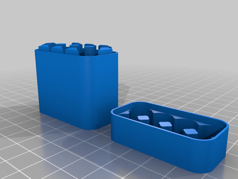 Miniatura 24 do modelo 3D  Customizable Battery Case: Common Sizes
