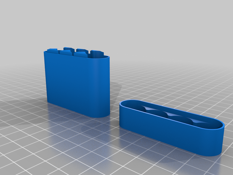 Miniatura 28 do modelo 3D  Customizable Battery Case: Common Sizes