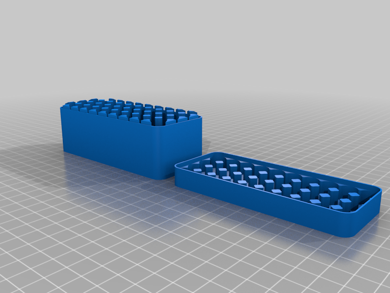 Miniatura 38 do modelo 3D  Customizable Battery Case: Common Sizes