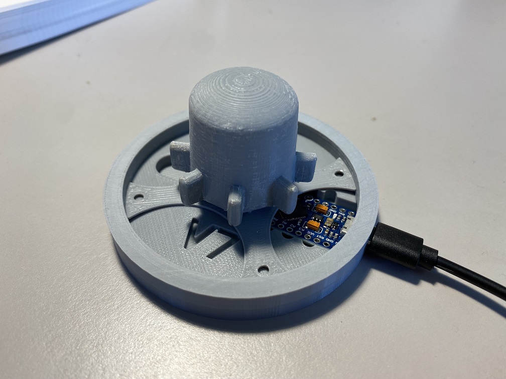 Concrete Volume Knob w/ Arduino by BurgessG | Download free STL model ...