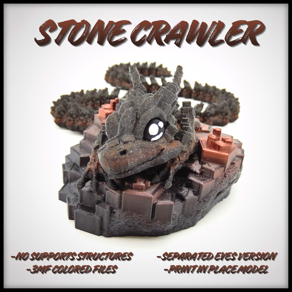 Stone Crawler - Articulated - Print in Place