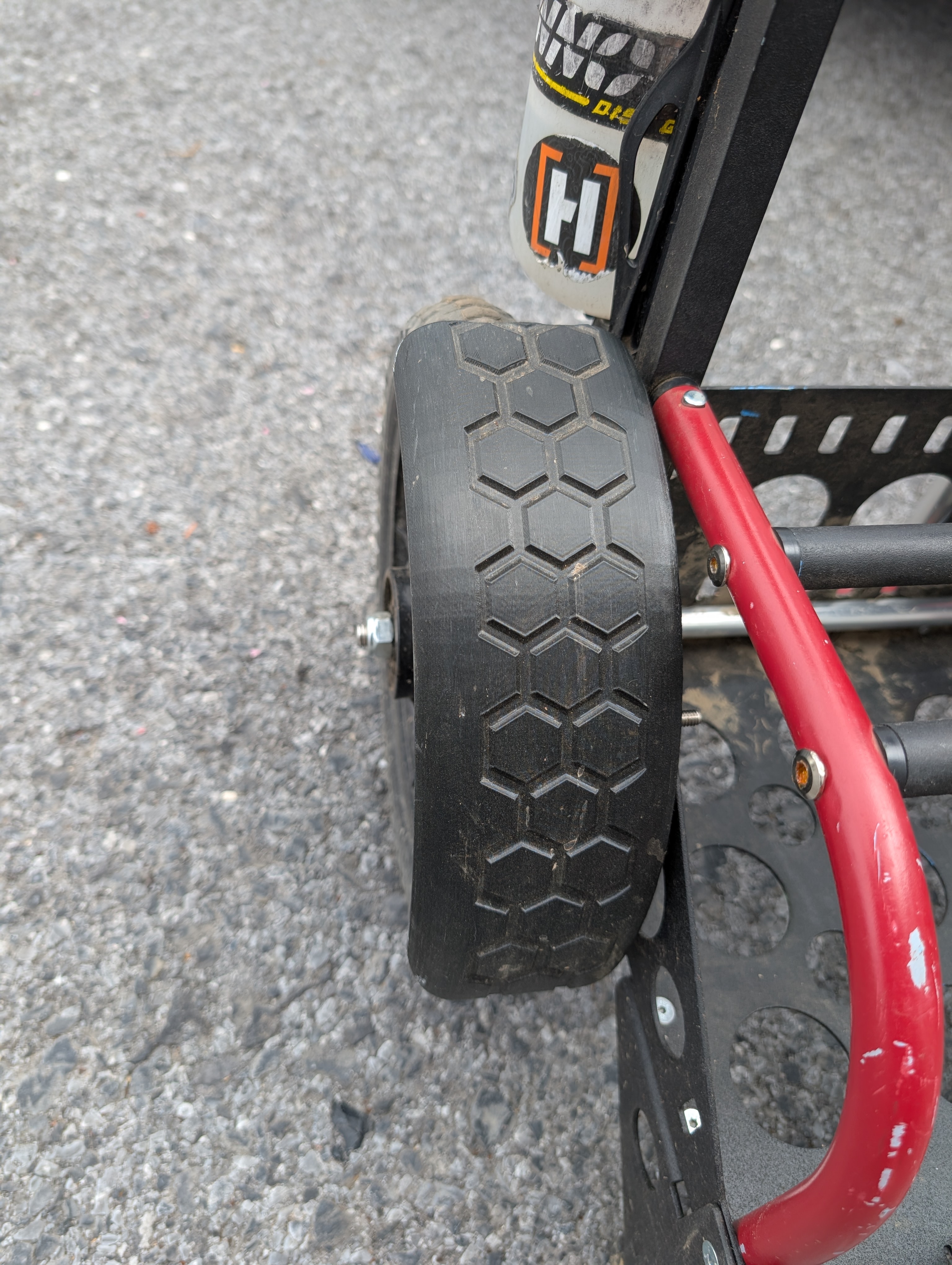 Zuca Disc Golf LG/EZ/Transit Backpack Cart Fenders — miniatura 4