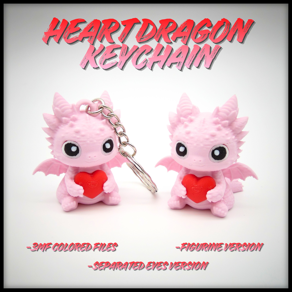 Heat BabyDragon Keychain & Figurine