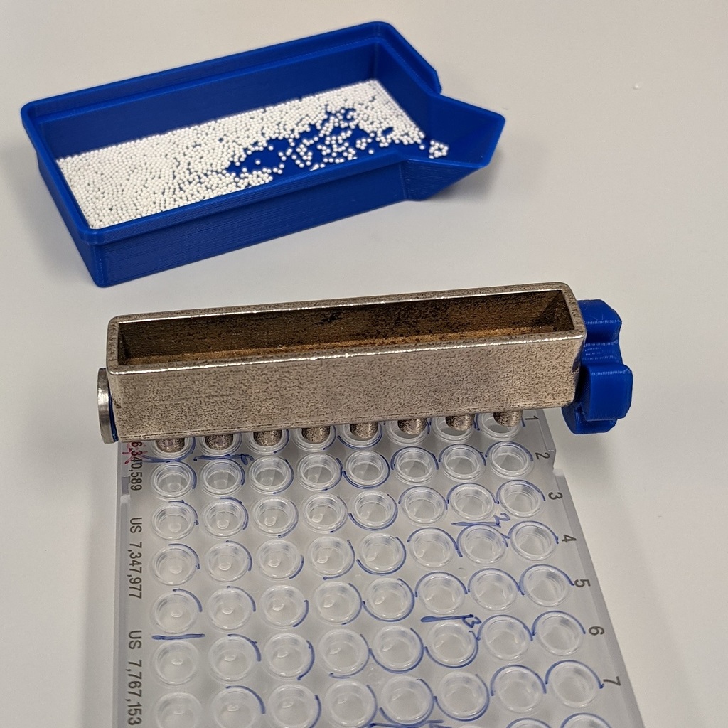 Lysis bead dispenser for 96 well format by SteveW91 Download free STL