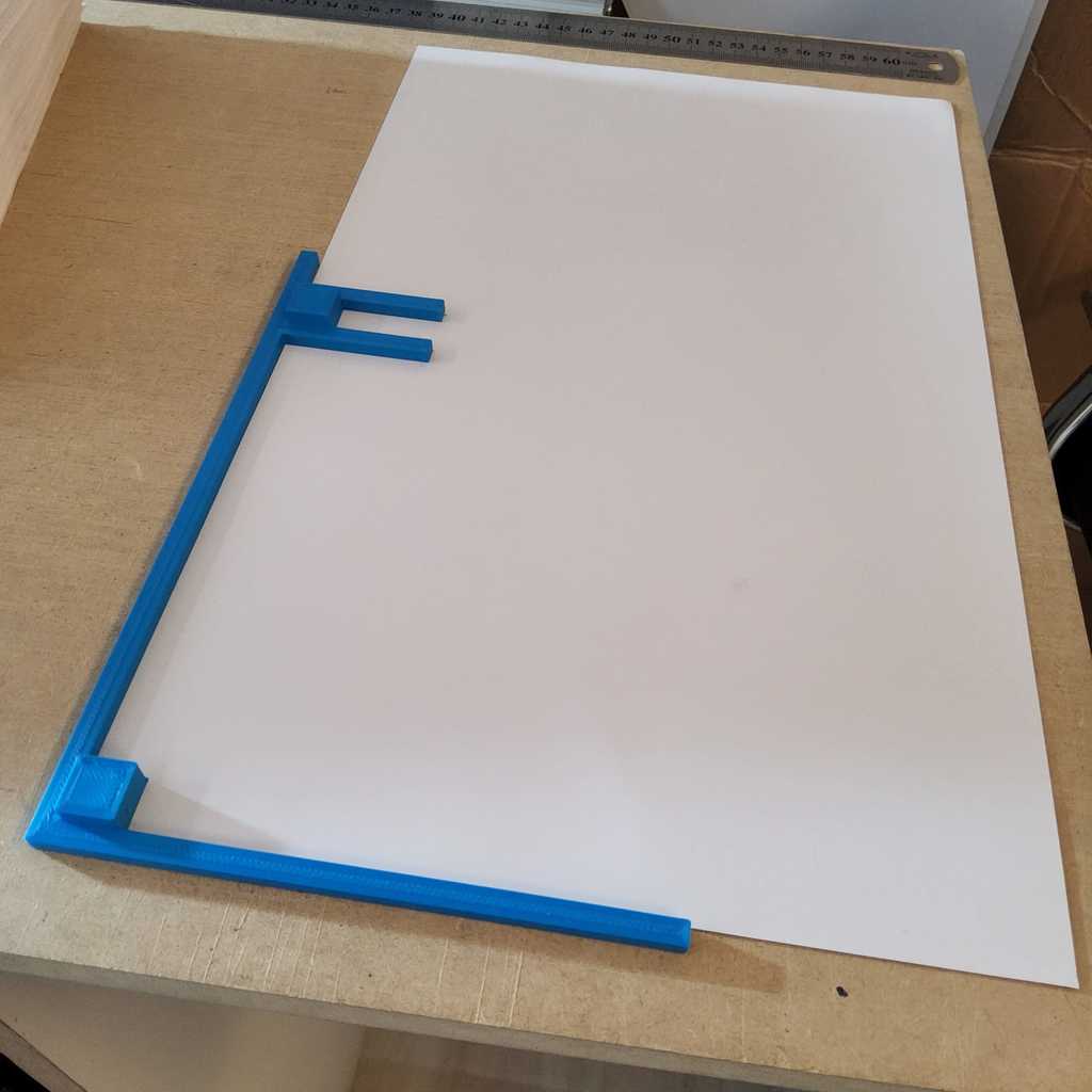 Bookbinding rulers guides - 15mm borders - 16x22cm covers