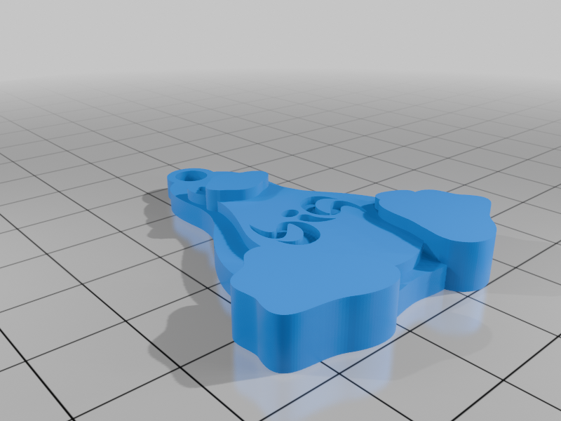 Miniatura 3 do modelo 3D BigLinux Keychain
