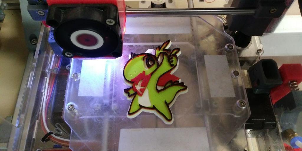 Konqi 3D - based 2D - original pose KDE mascot