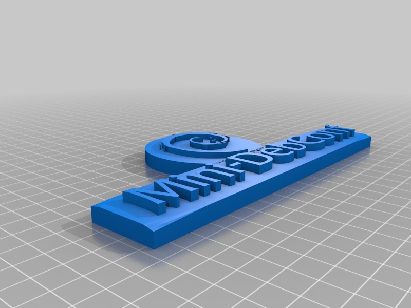 MiniDebConf Debian - Desk Sign - Table Top