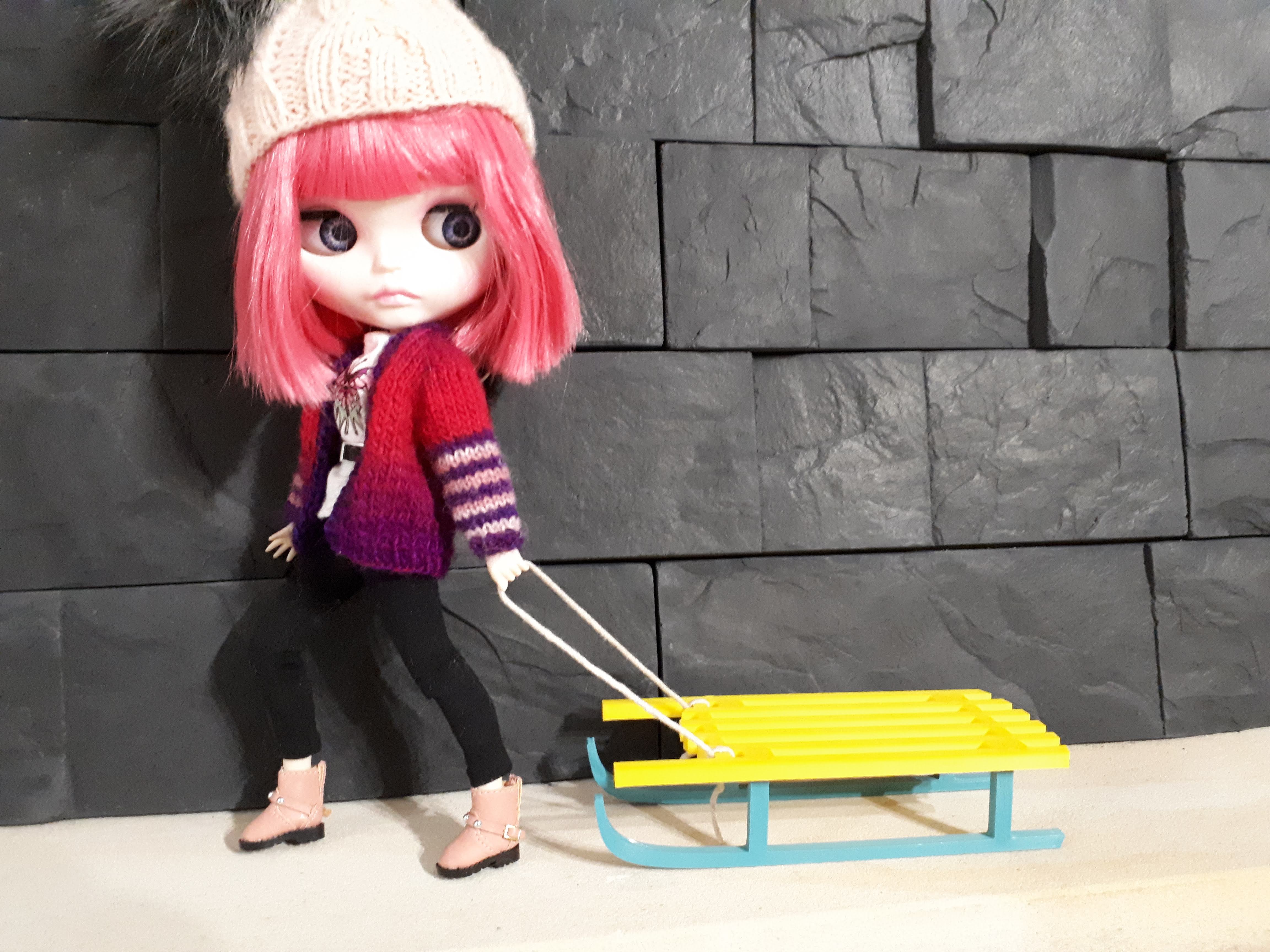 Sled for Doll
