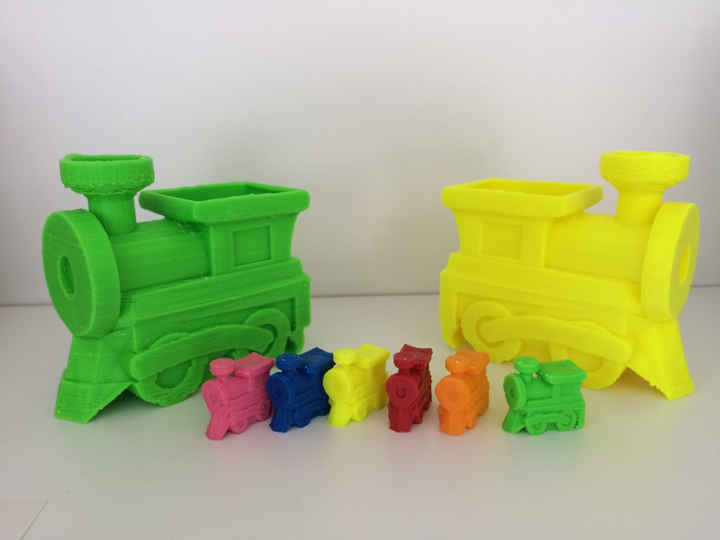 Big Train to Little ones (Trem porta trens mexicanos) - Mexican domino game