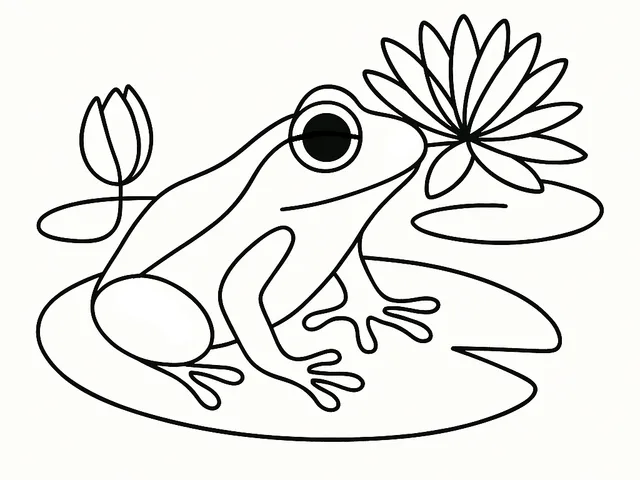Wall art for kids: Frog