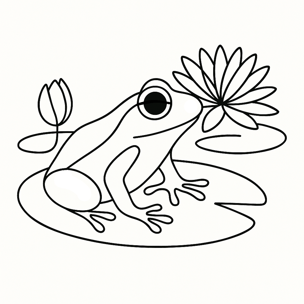 Wall art for kids: Frog