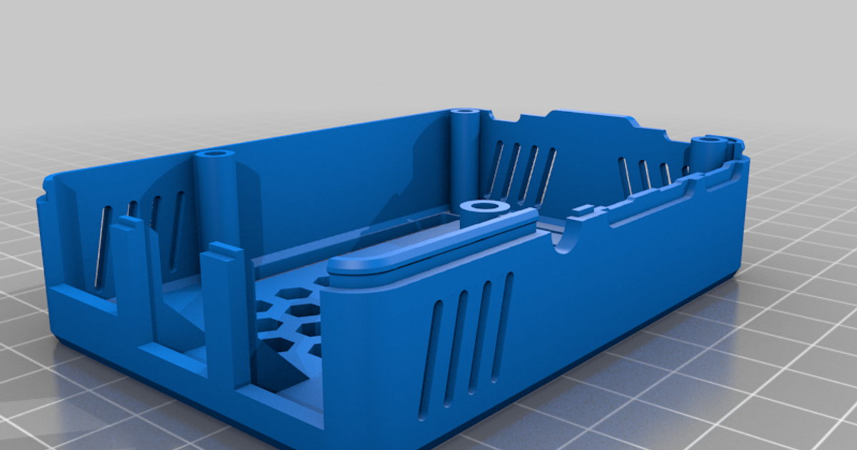 Raspberry Pi 4 case remix by Mashadar | Download free STL model ...