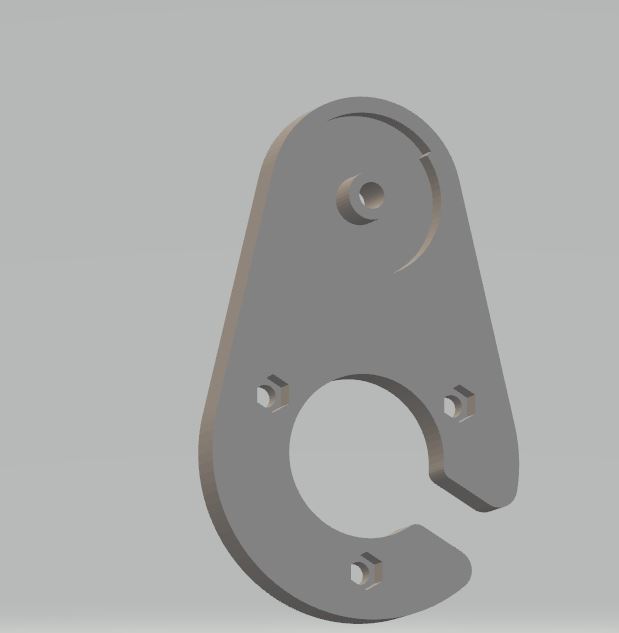 Toyota Avensis T25 - towing device bracket