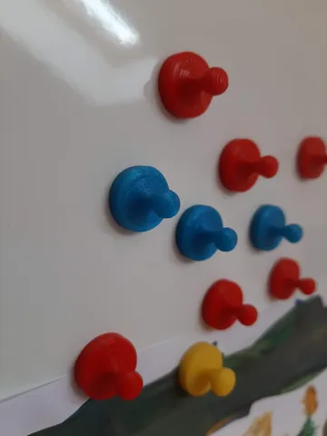Magnet for board / fridge - 10x2 (and 10 x 3) mm magnet embeded
