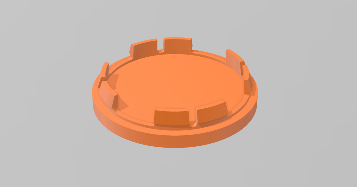 Wheel Center Hub Cap by Jirka Ottmar Download free STL model